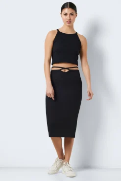 Falda Midi Negra