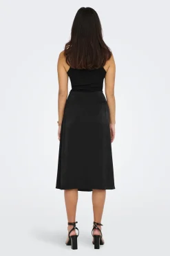 Falda Midi Satinada