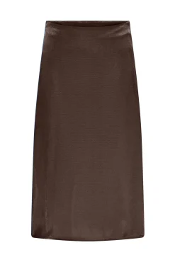 Falda Midi Satinada