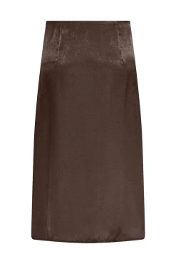 Falda Midi Satinada