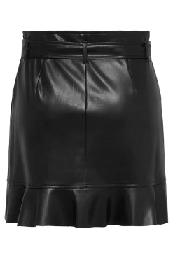 Falda Mini De Polipiel