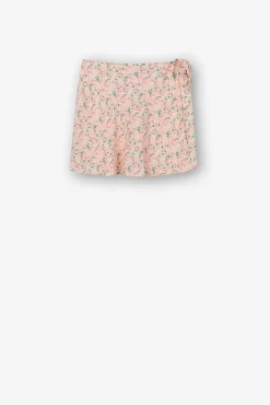 Falda Shorts Fluida Estampado Floral