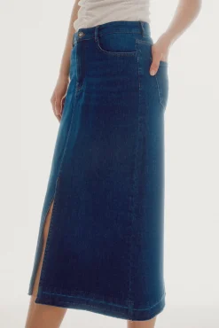 Falda Vaquera Larga