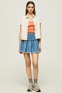 Falda Volantes Tencel