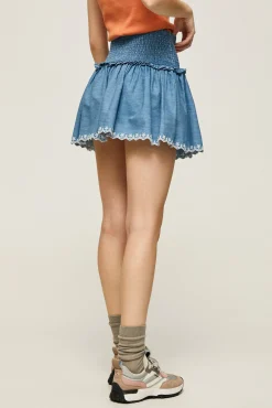 Falda Volantes Tencel