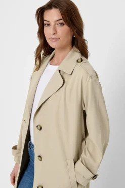 Gabardina Larga Fluida