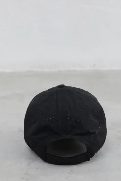 Gorra Negra Tecnica Logo Reflectante