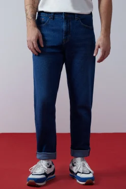 Jeans Regular Lavado Medio Oscuro