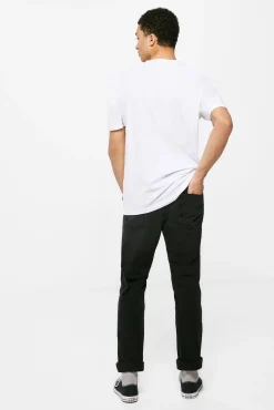 Jeans Regular Negro Lavado