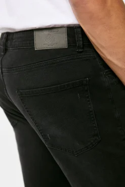 Jeans Regular Negro Lavado