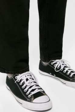 Jeans Regular Negro Lavado