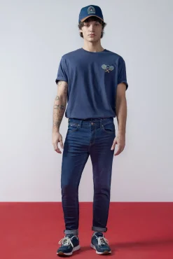 Jeans Skinny Lavado Desencolado