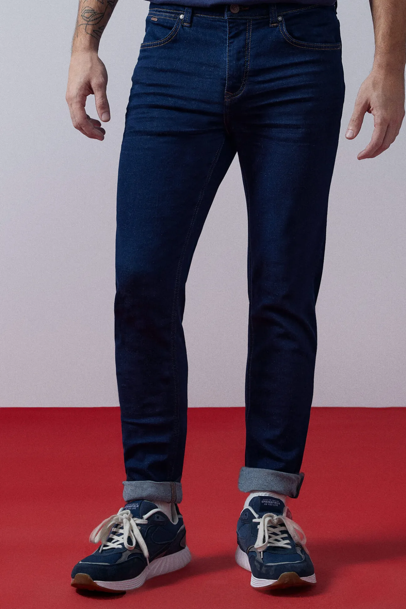 Jeans Skinny Lavado Desencolado