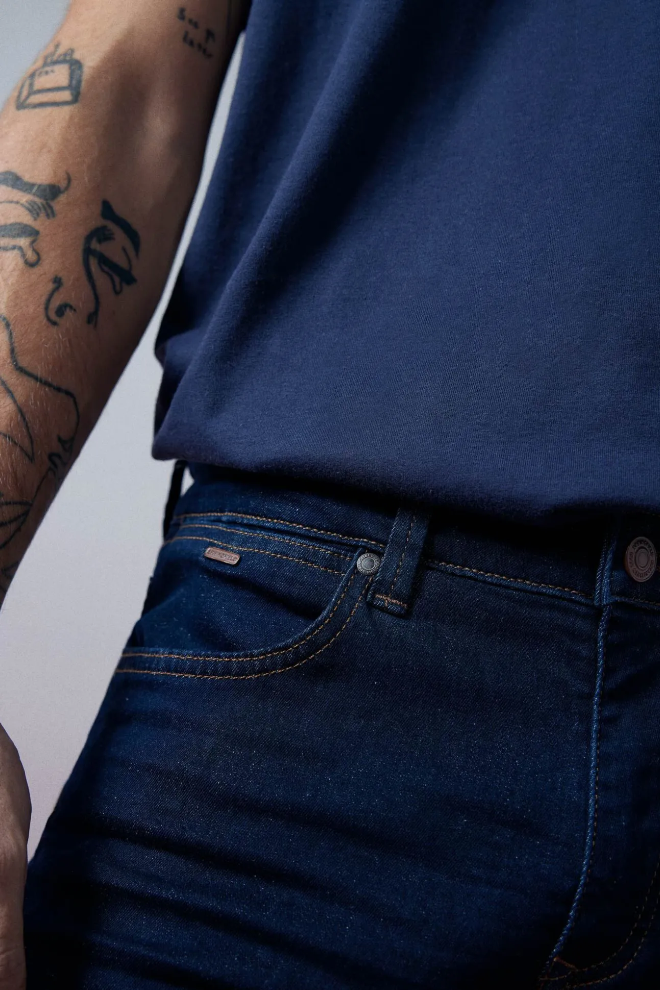Jeans Skinny Lavado Desencolado