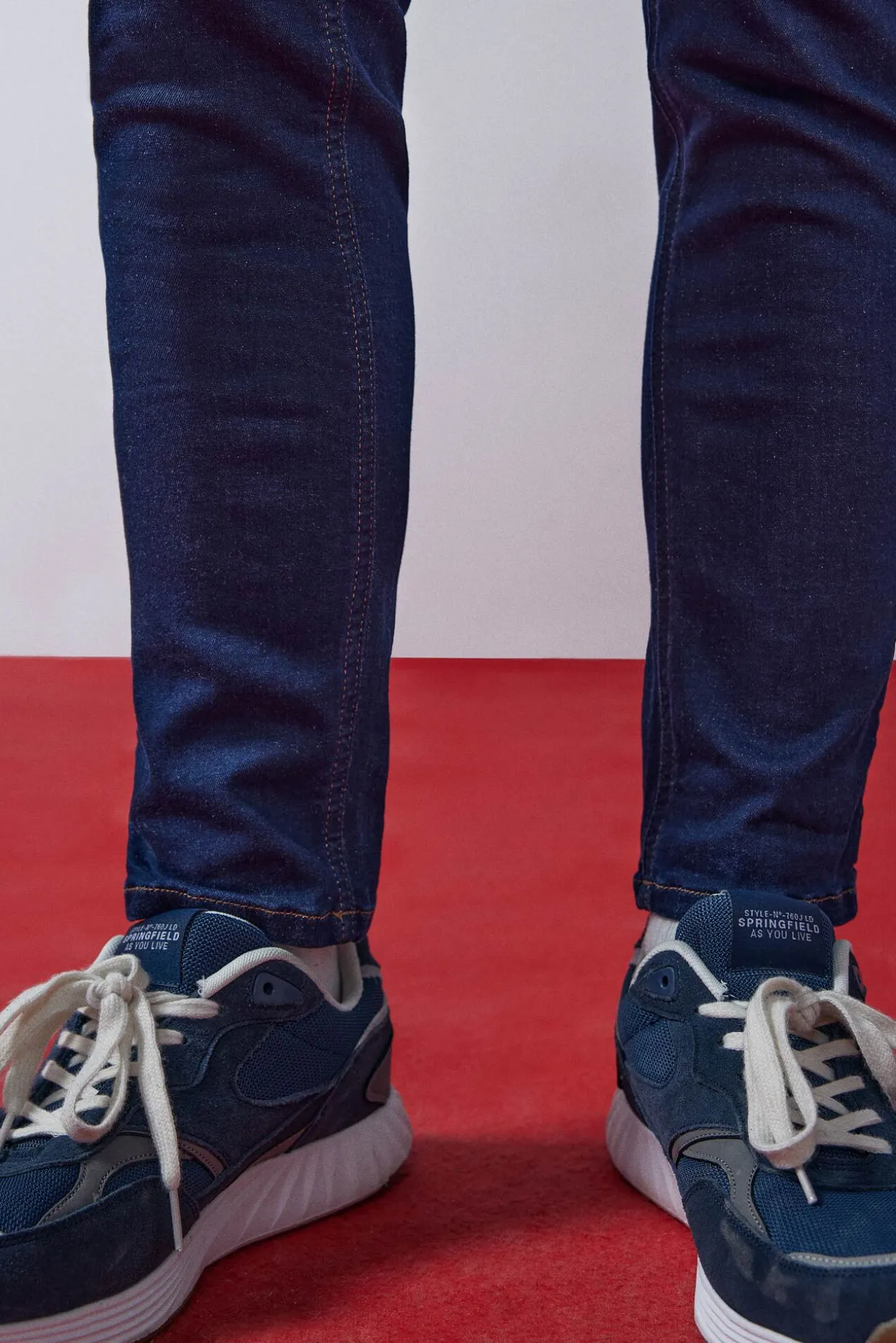 Jeans Skinny Lavado Desencolado