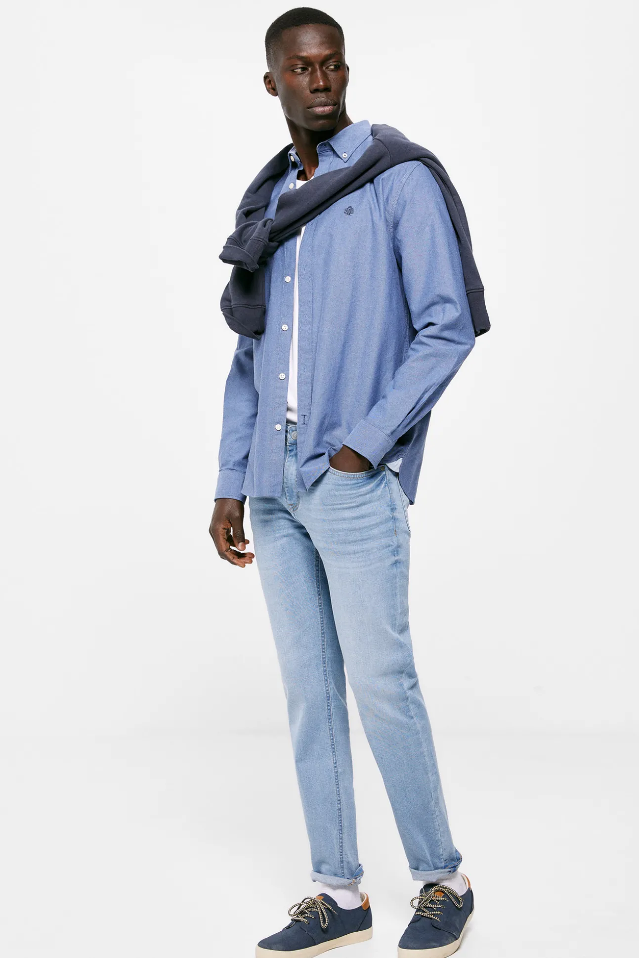 Jeans Skinny Lavado Medio Claro
