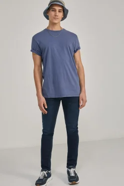 Jeans Skinny Oscuro Lavado
