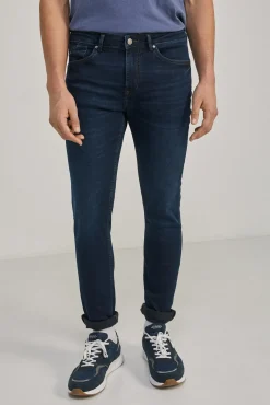 Jeans Skinny Oscuro Lavado