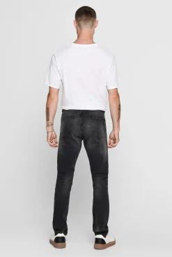 Jeans Slim Gris Oscuro