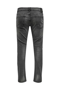 Jeans Slim Gris Oscuro