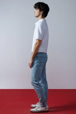 Jeans Slim Lavado Claro