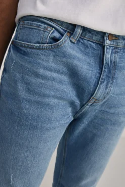 Jeans Slim Lavado Medio