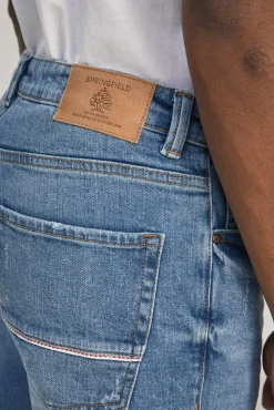 Jeans Slim Lavado Medio