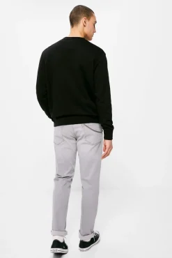 Jeans Slim Ligero Gris Lavado Claro