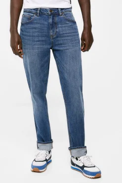 Jeans Slim Ligero Lavado Medio Oscuro