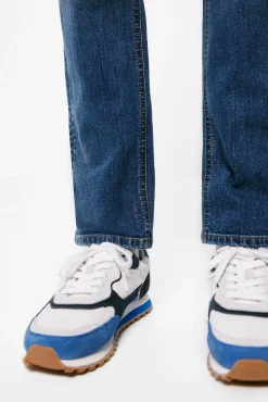 Jeans Slim Ligero Lavado Medio Oscuro