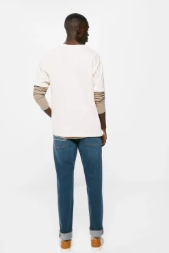 Jeans Slim Ligero Lavado Medio Oscuro