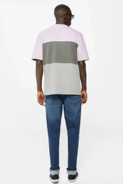 Jeans Slim Ligeros Lavado Oscuro
