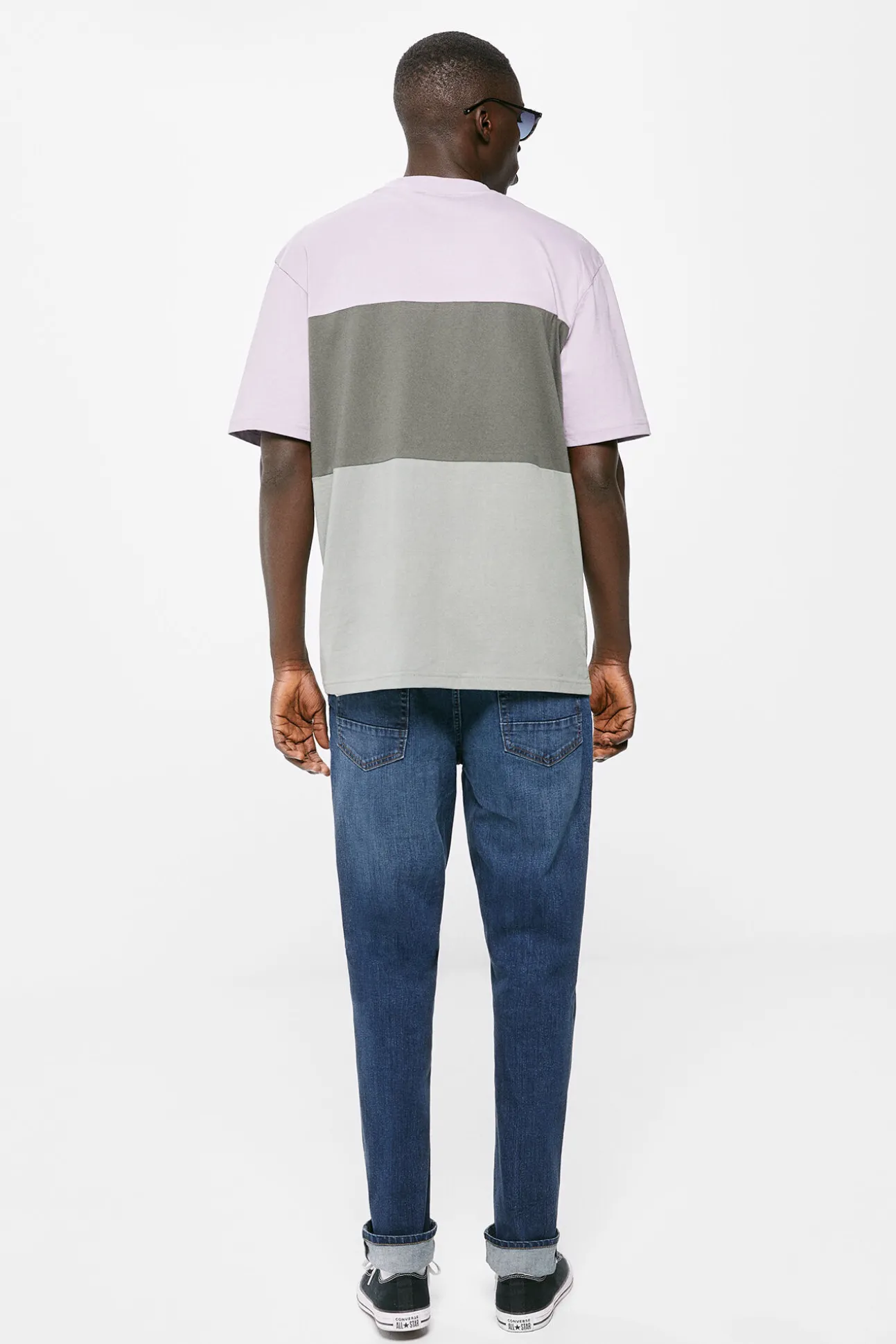 Jeans Slim Ligeros Lavado Oscuro