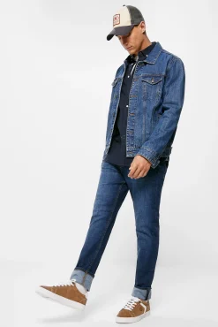 Jeans Slim Ultra Ligero Lavado Medio Oscruo