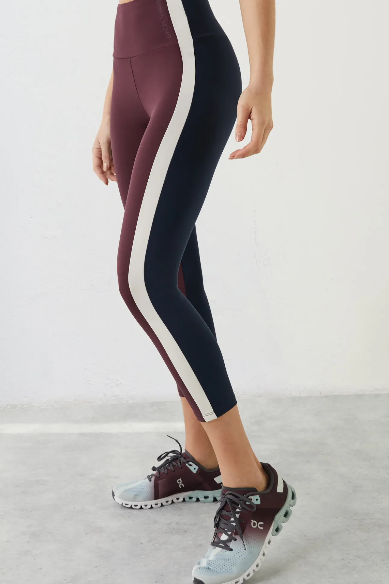 Leggings Crop Block 4D Stretch