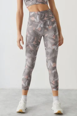 Leggings Crop Flores 4D Stretch