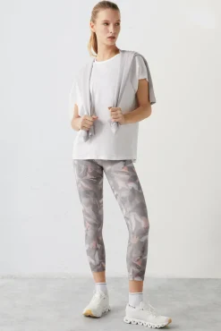Leggings Crop Flores 4D Stretch
