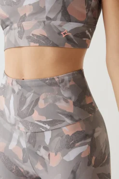 Leggings Crop Flores 4D Stretch