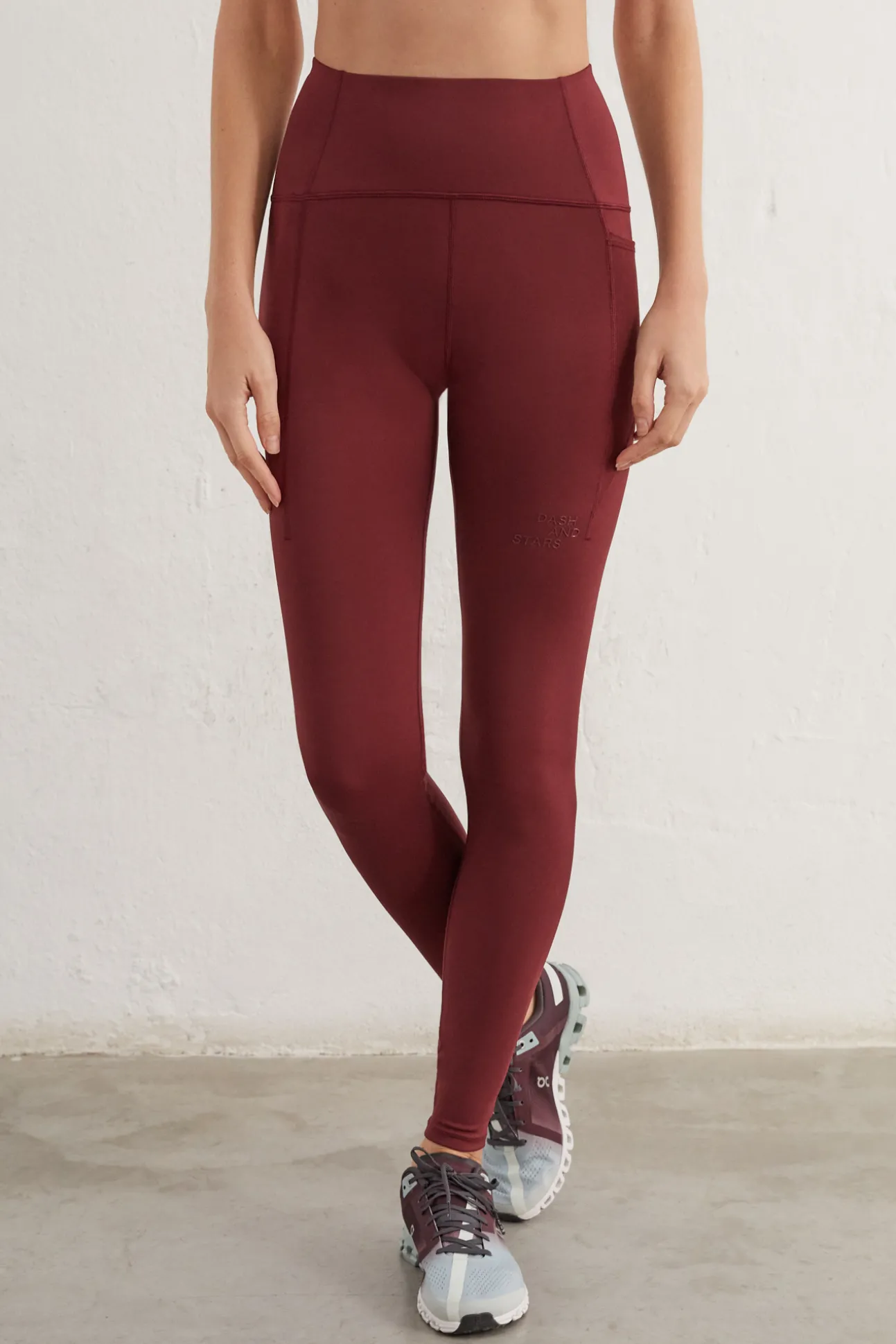 Leggings Largos Granate 4D Stretch