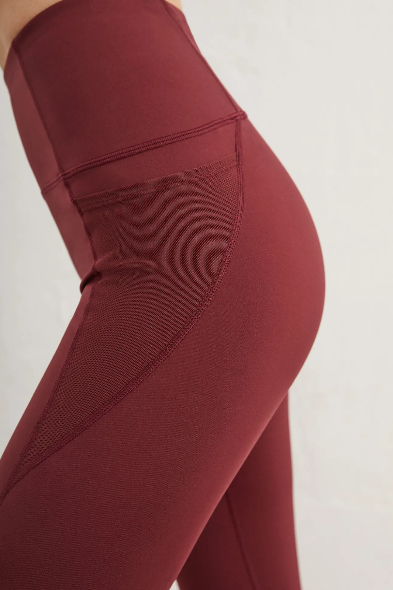 Leggings Largos Granate 4D Stretch