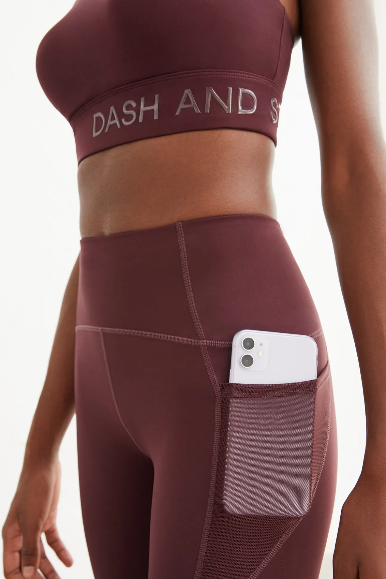 Leggings Largos Morado 4D Stretch