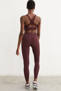 Leggings Largos Morado 4D Stretch