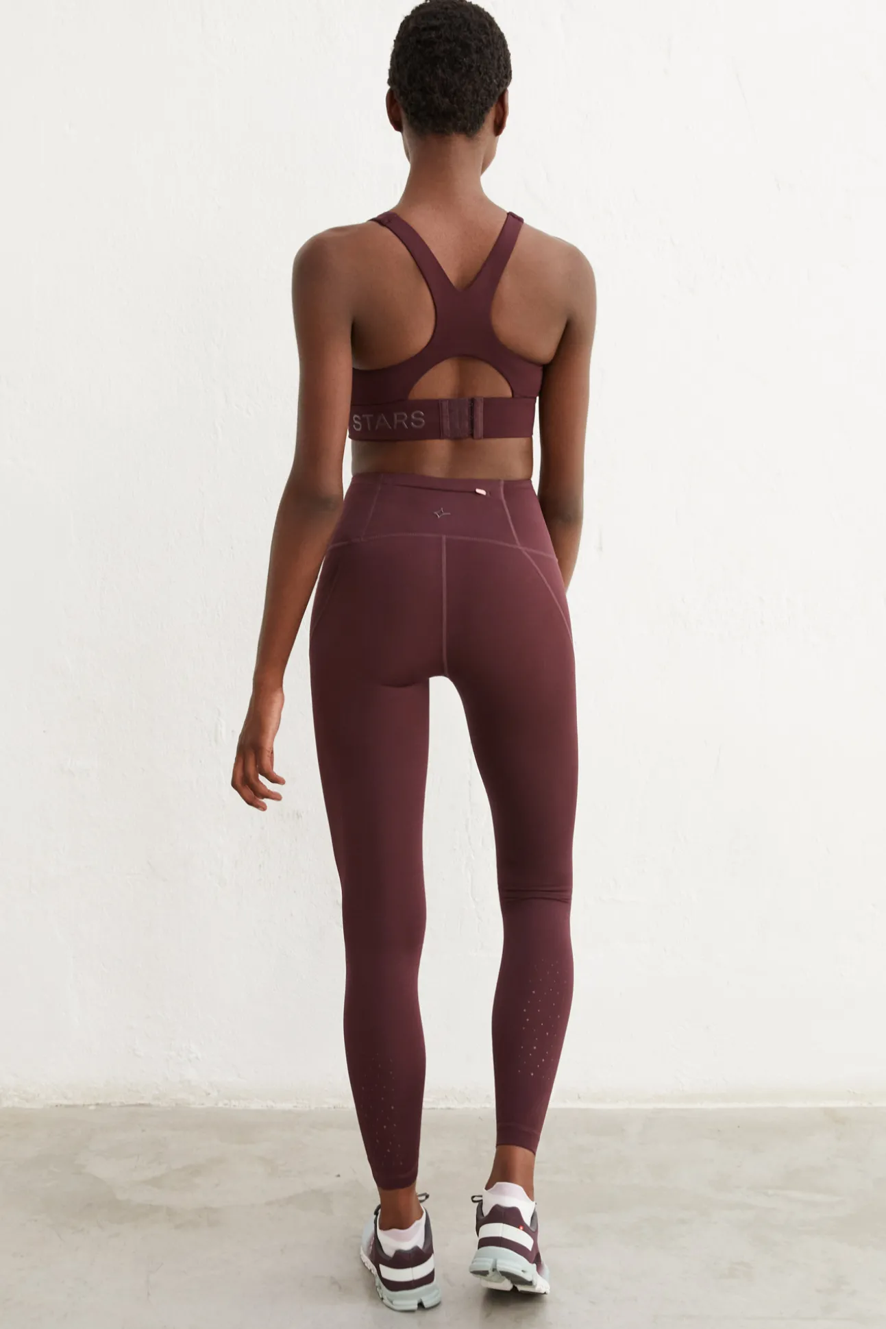 Leggings Largos Morado 4D Stretch