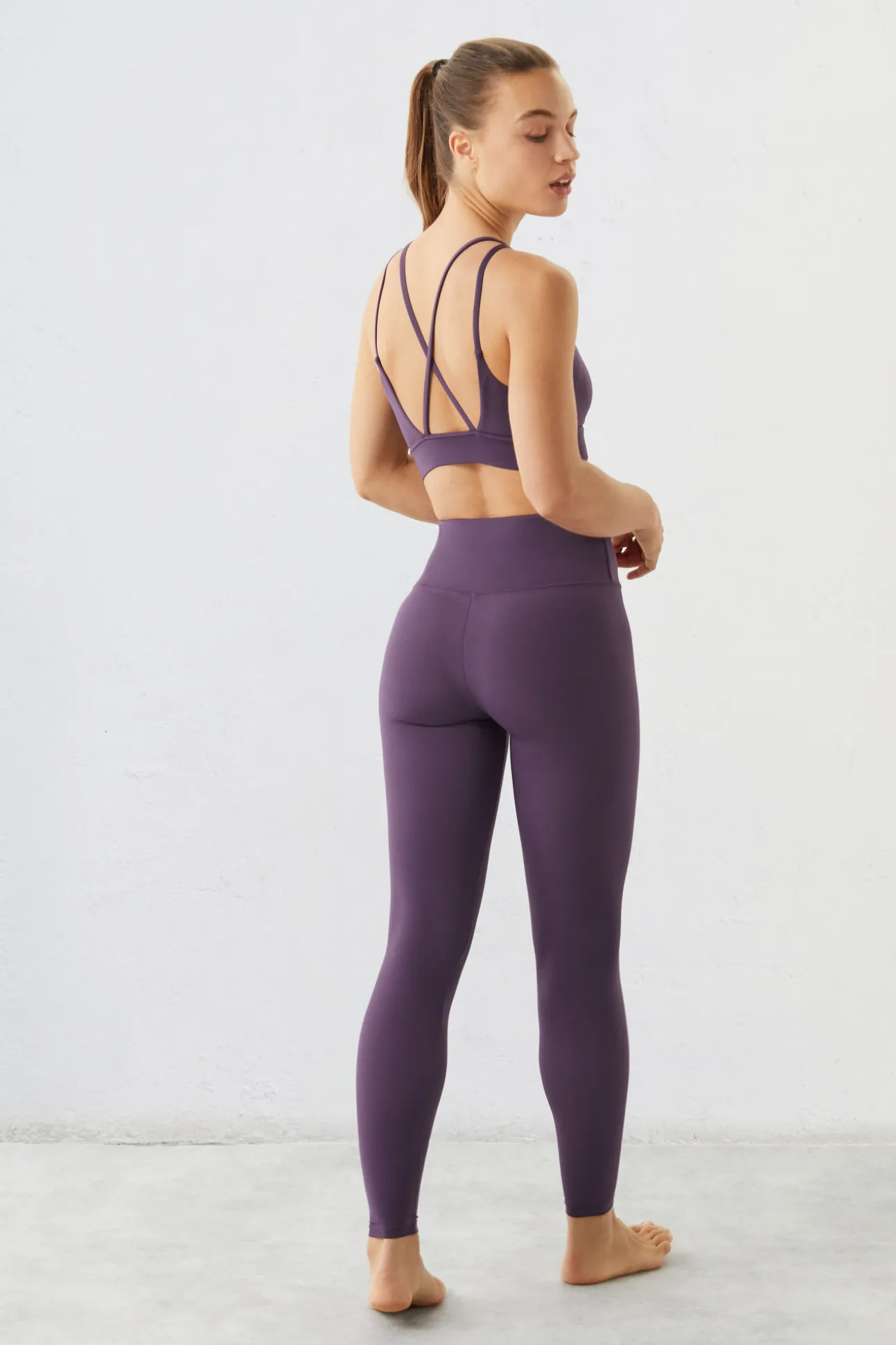 Leggings Morados Collagen Feel