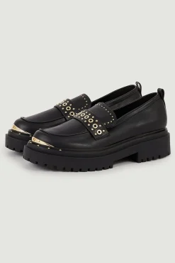 Mocasines Polipiel Con Tachuelas