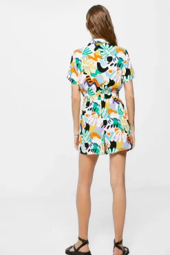 Mono Corto Camisero Estampado