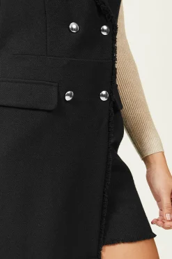 Mono Corto Sin Mangas De Tweed