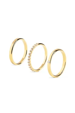 Pack 3 Anillos Choices Oro