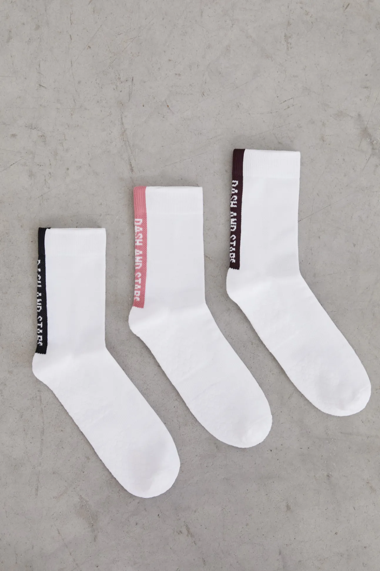 Pack 3 Calcetines Cortos Blanco