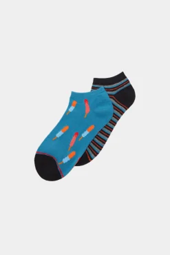 Pack 2 Calcetines Tobilleros Polos Y Rayas